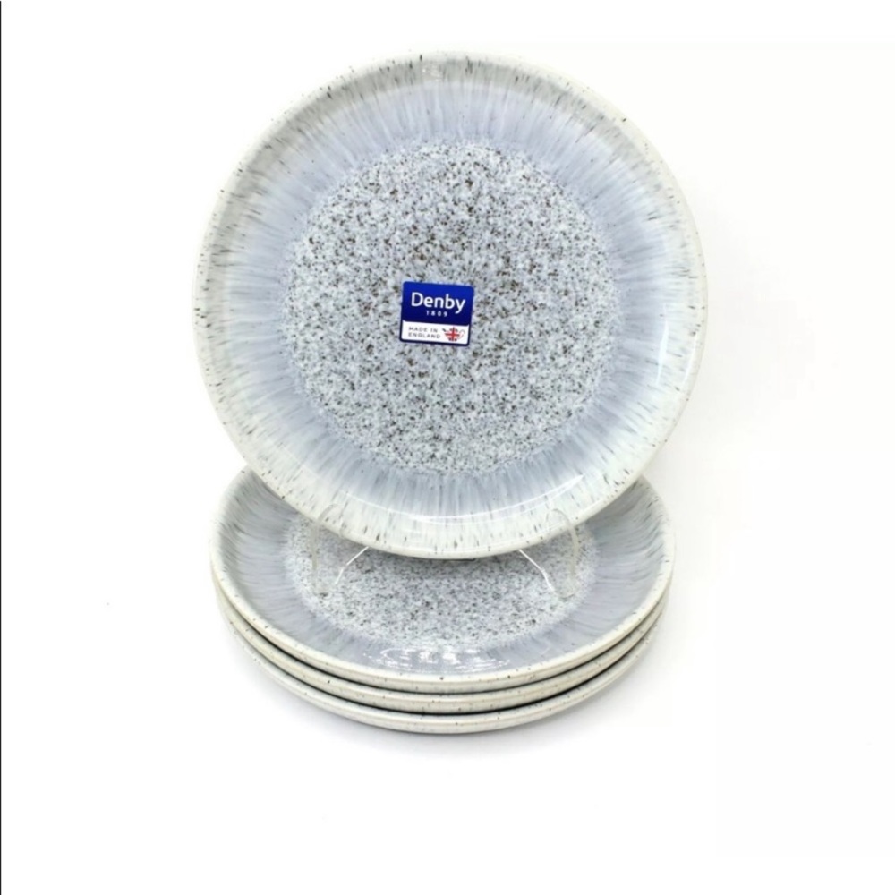 Denby Halo Dark Blue Coupe 10” Dinner Plate NWT